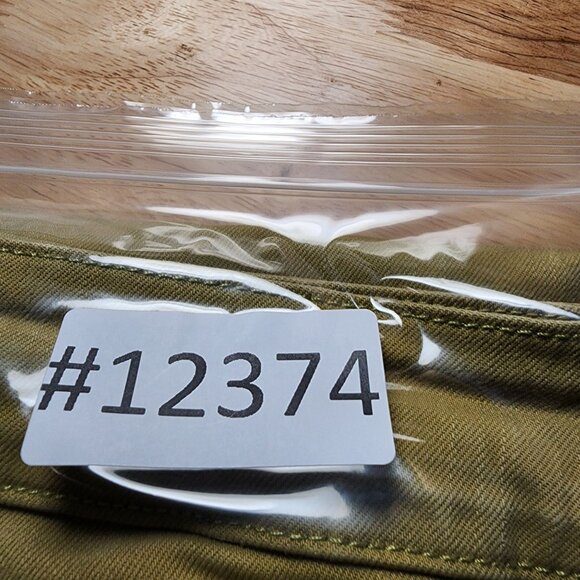 Soft Surroundings Jeans Womens Medium Petite Green Stretch Mid Straight *GUC* - Picture 11 of 11